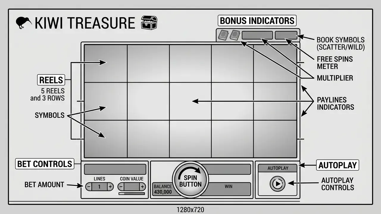 book of dead slot interface