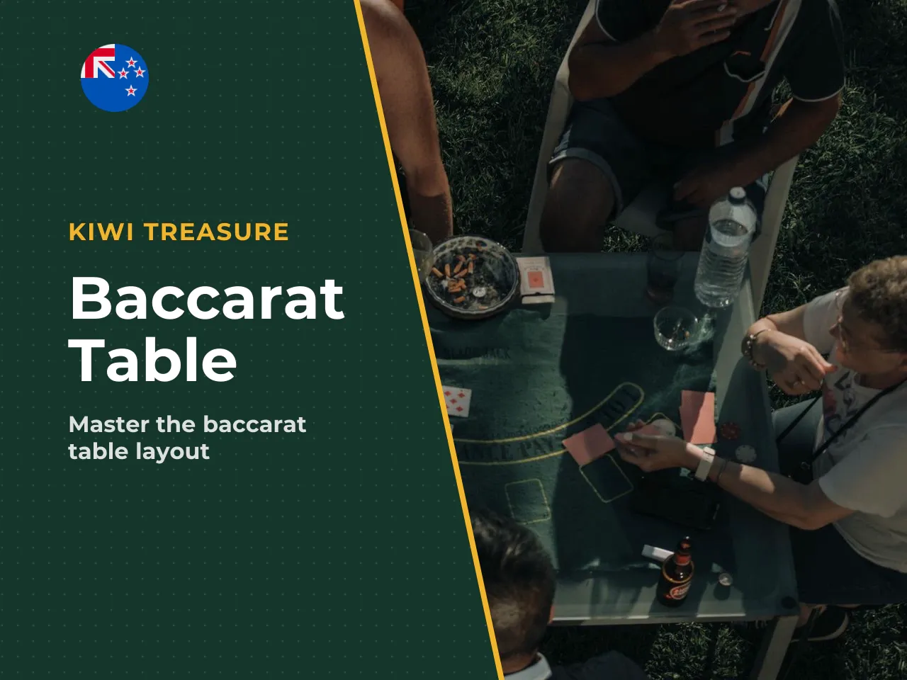 How a baccarat table works. A