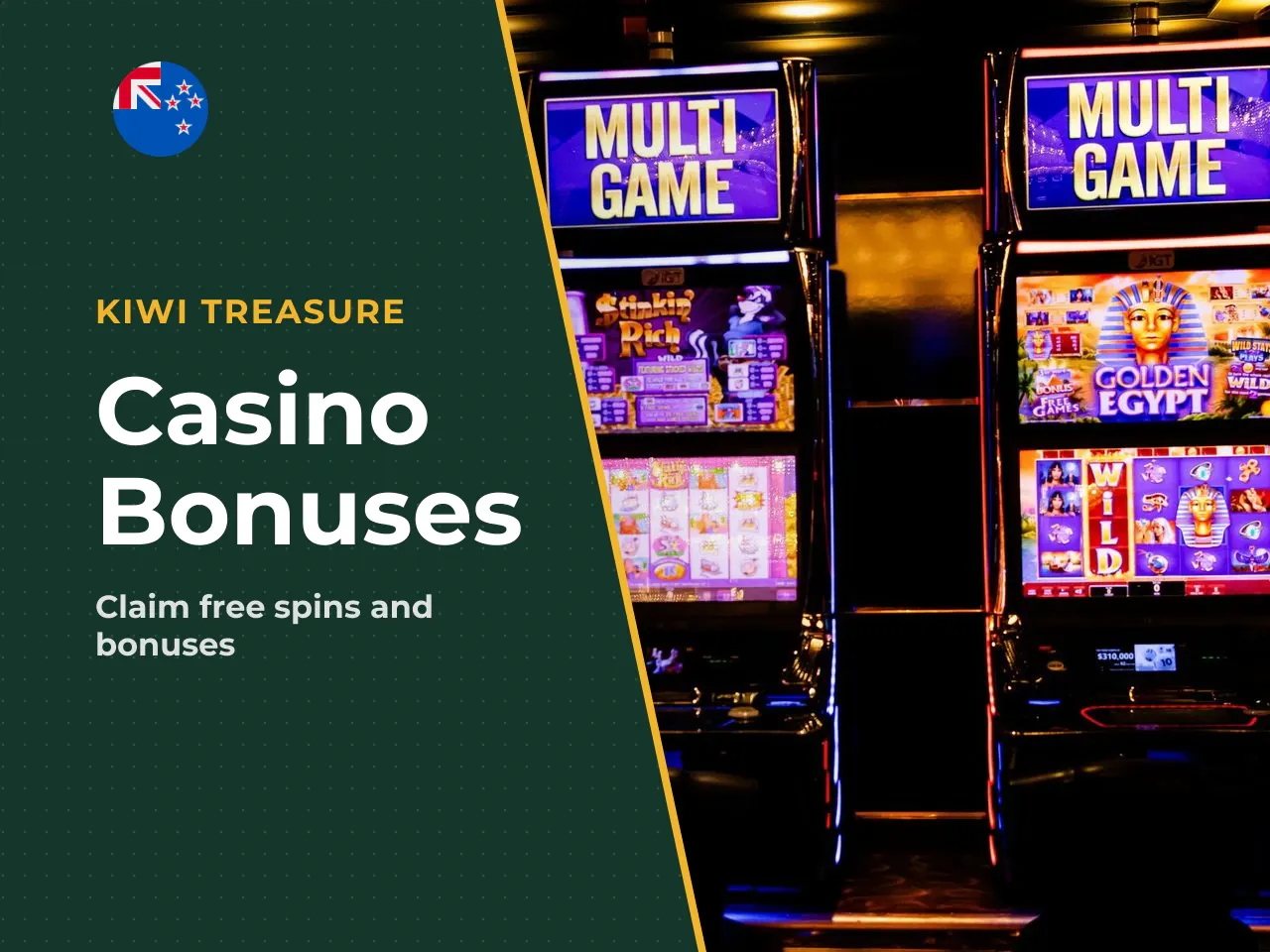 Kiwi Treasure Casino No Deposit Bonus
