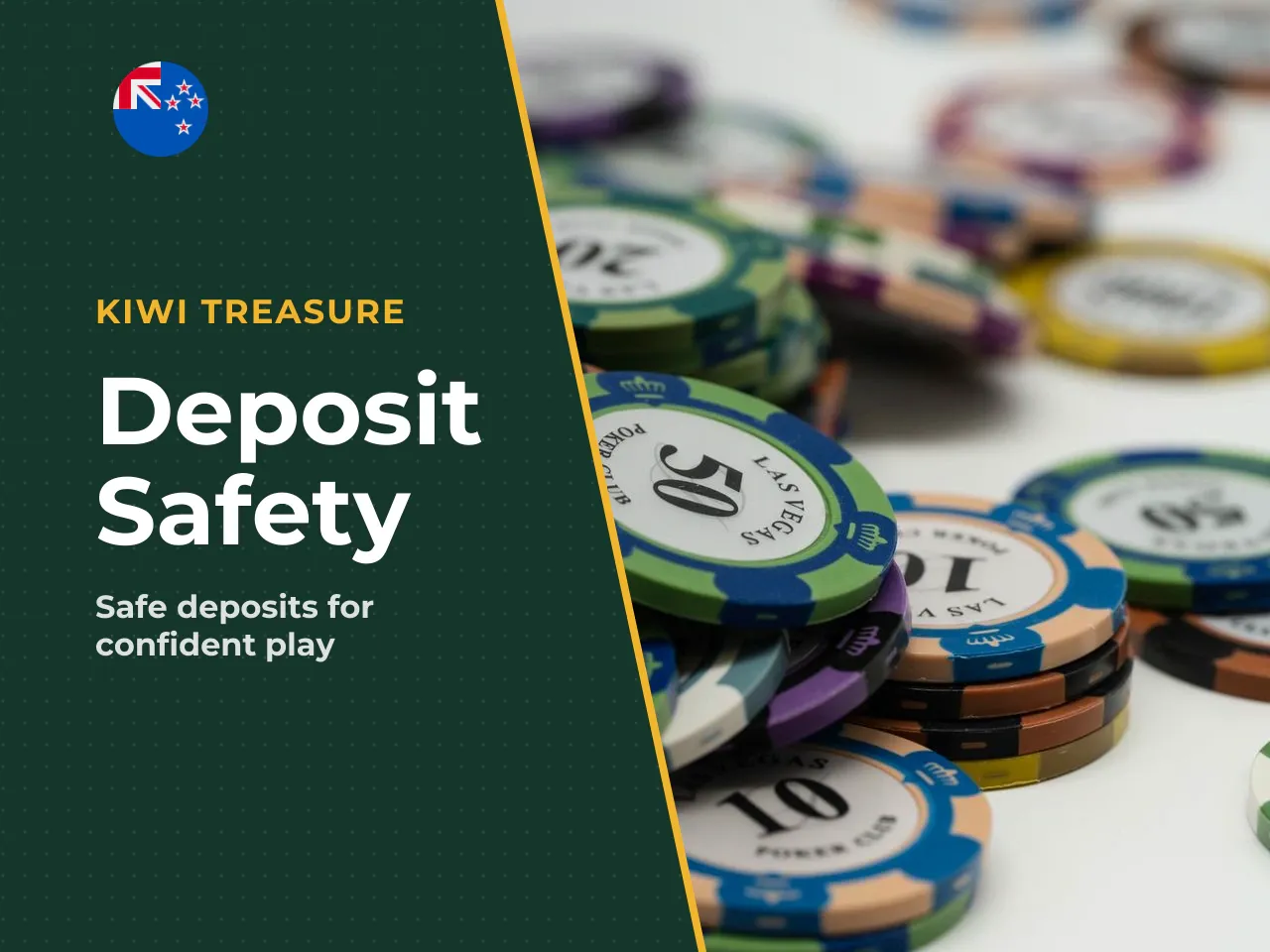 Checklist what to verify before depositing
