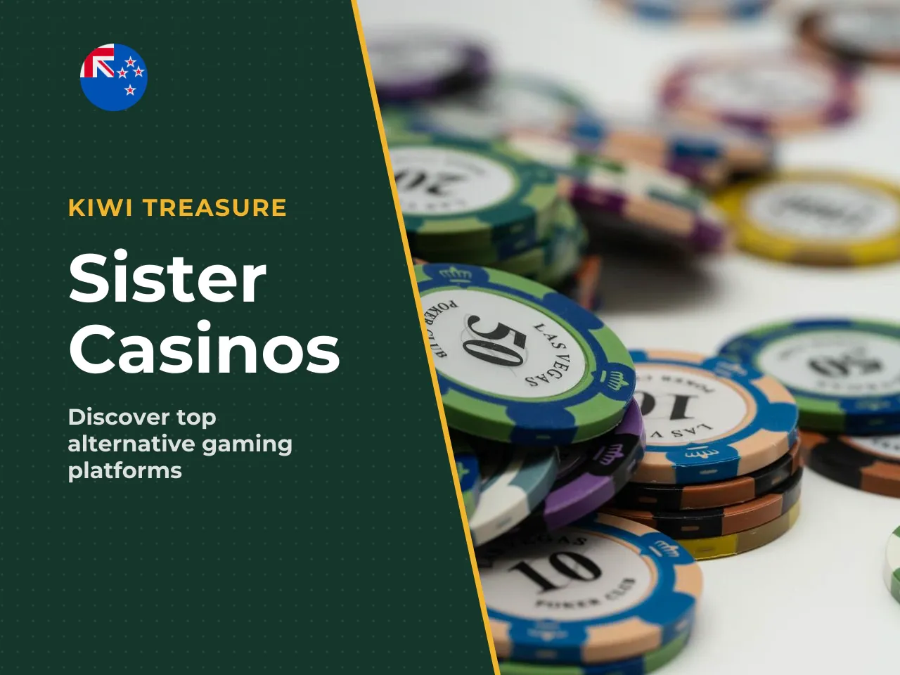 Kiwi Treasure Casino sister sites and
